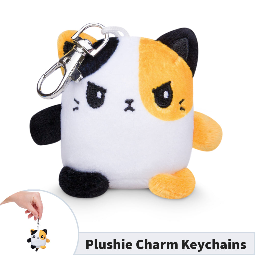 TeeTurtle Cat Plushie Charm Keychain.