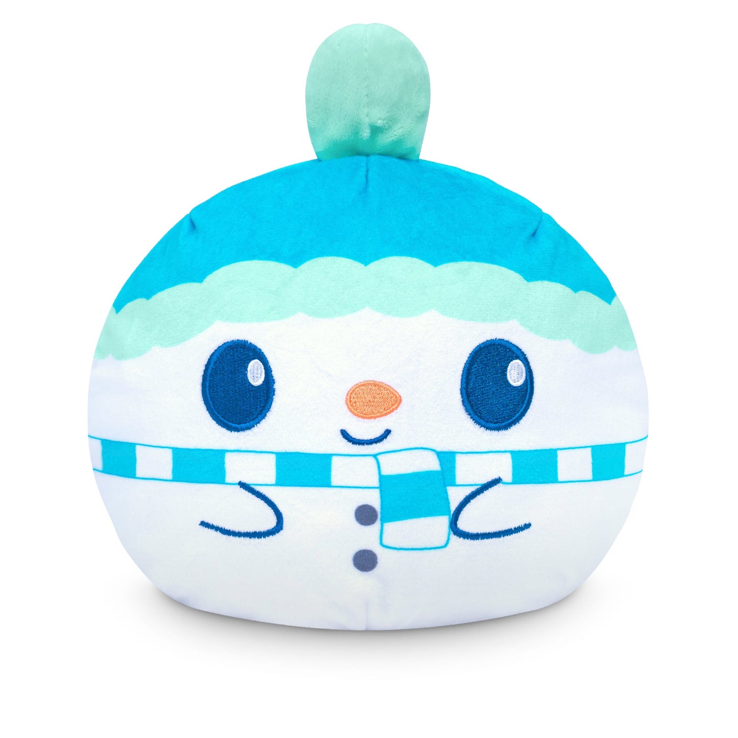 Holiday Snowman 6" Reversible Plushie