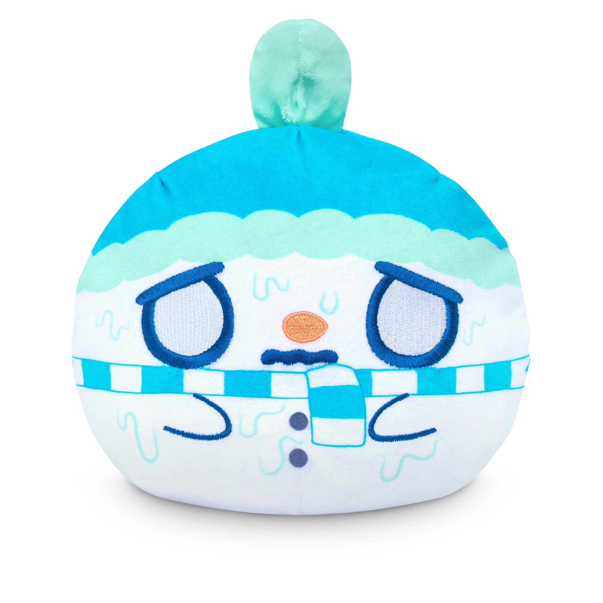 Holiday Snowman 6" Reversible Plushie