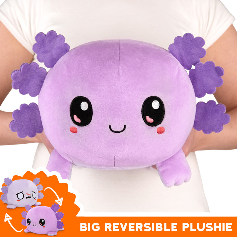 TeeTurtle's Big Reversible Axolotl Plushie.