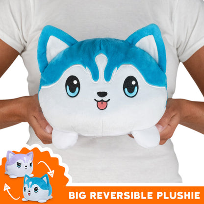 TeeTurtle Big Reversible Husky Plushie.