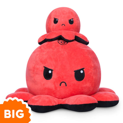 A TeeTurtle Big Reversible Octopus Plushie.