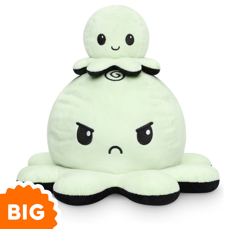 A TeeTurtle Big Reversible Octopus Plushie toy.