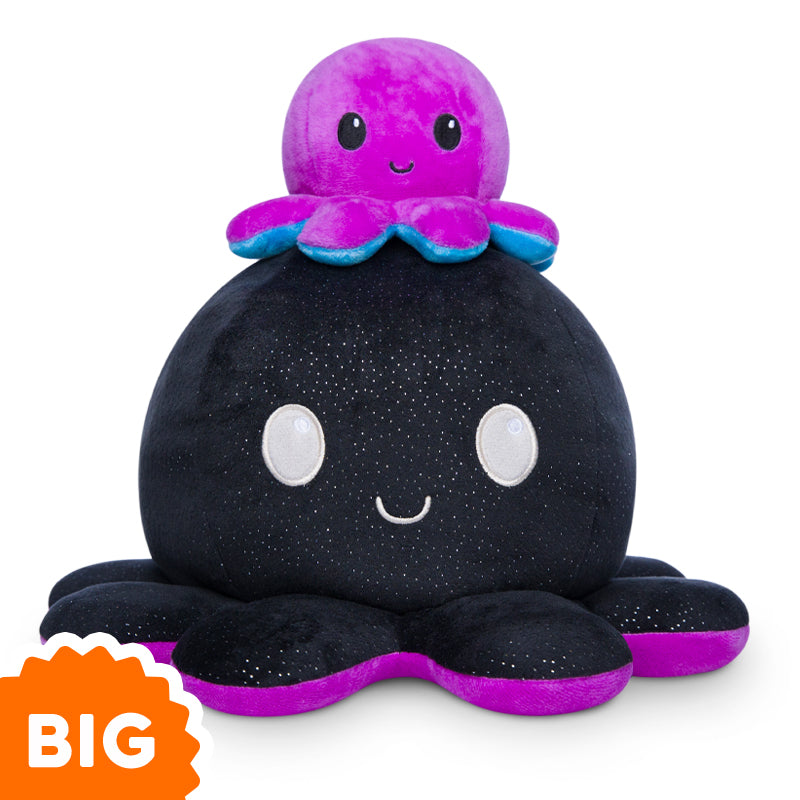 A TeeTurtle Big Reversible Octopus Plushie.