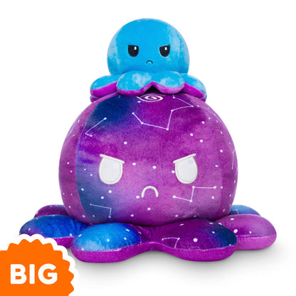 TeeTurtle Big Reversible Octopus Plushie - express emotions.