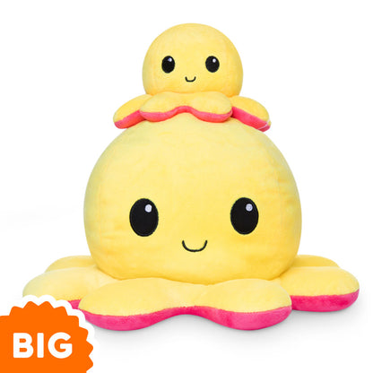 TeeTurtle's Big Reversible Octopus Plushie for expressing emotions.