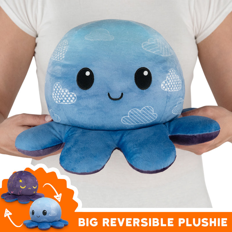 TeeTurtle Big Reversible Octopus Plushie.