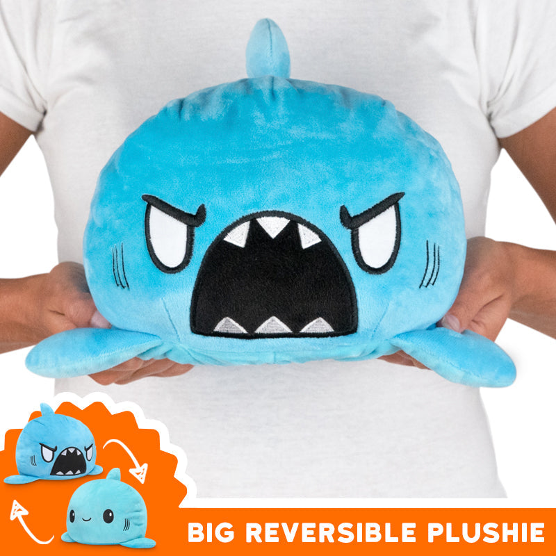 TeeTurtle's Big Reversible Shark Plushie.