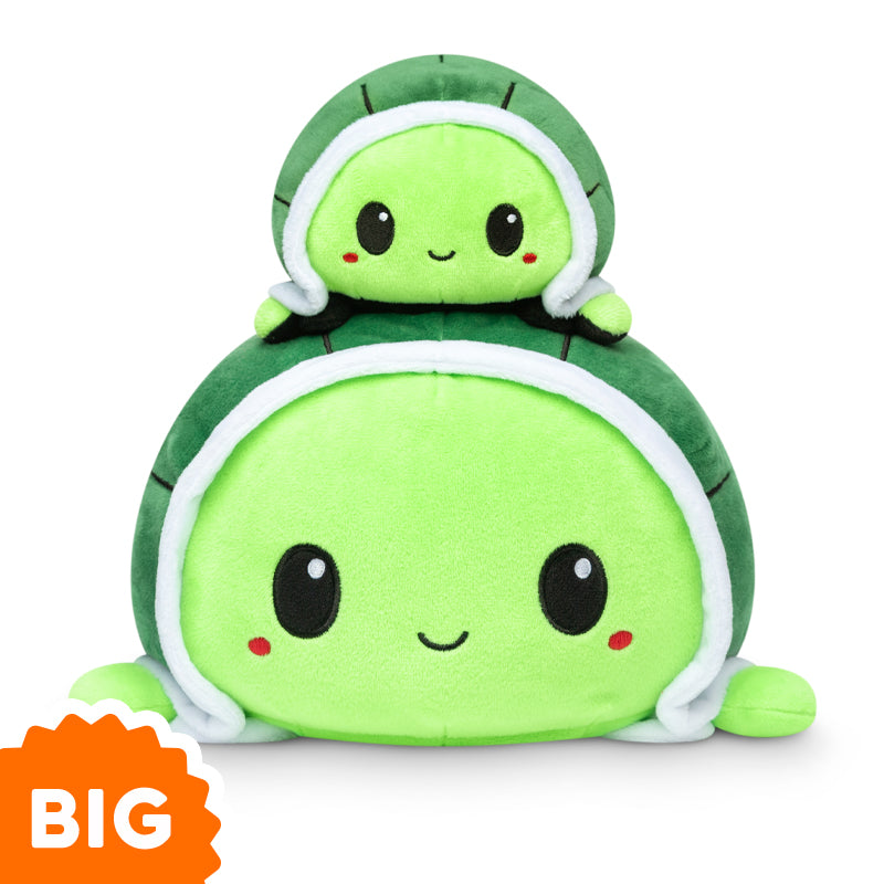 Big Reversible Turtle Plushie by TeeTurtle.