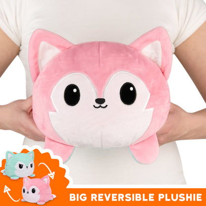 TeeTurtle's Big Reversible Wolf Plushie.