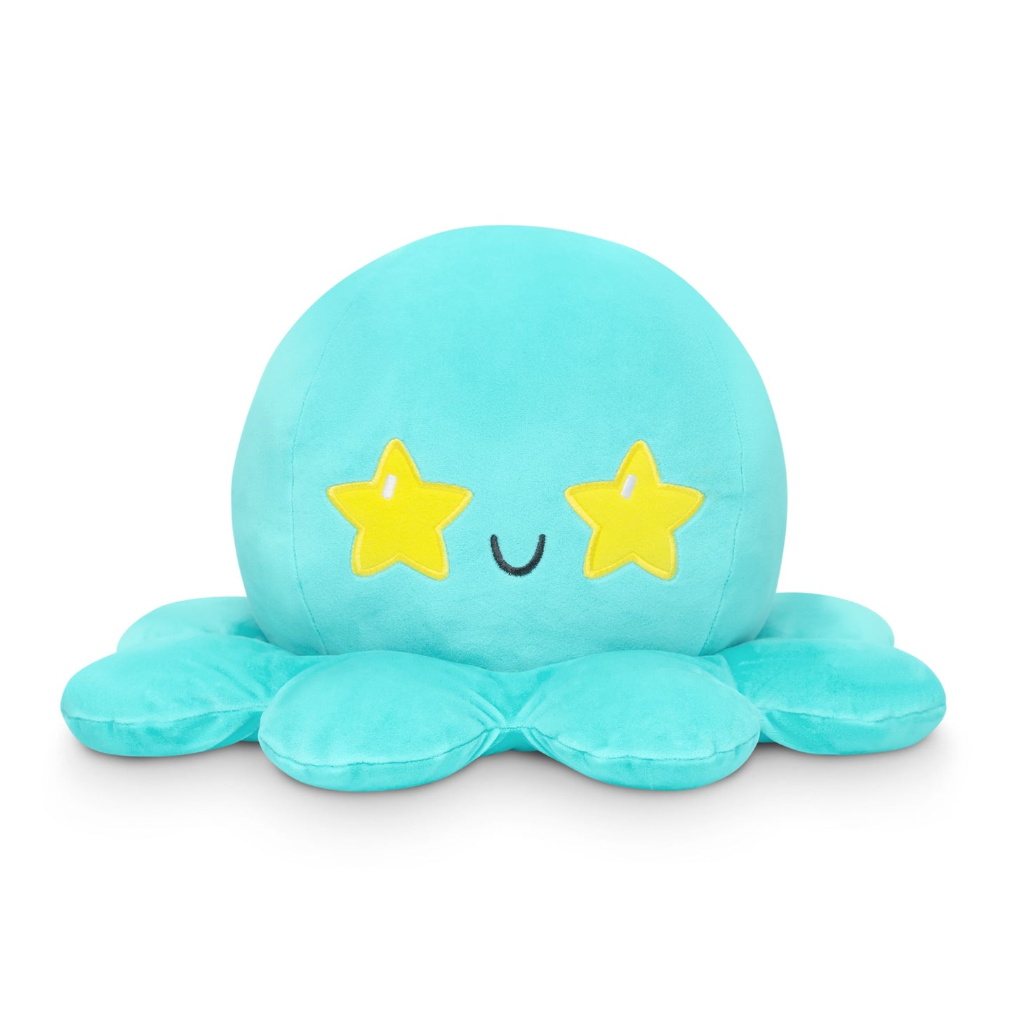 A Giant Moody Octopus Plushie decorated with stars from TeeTurtle for cuddling.