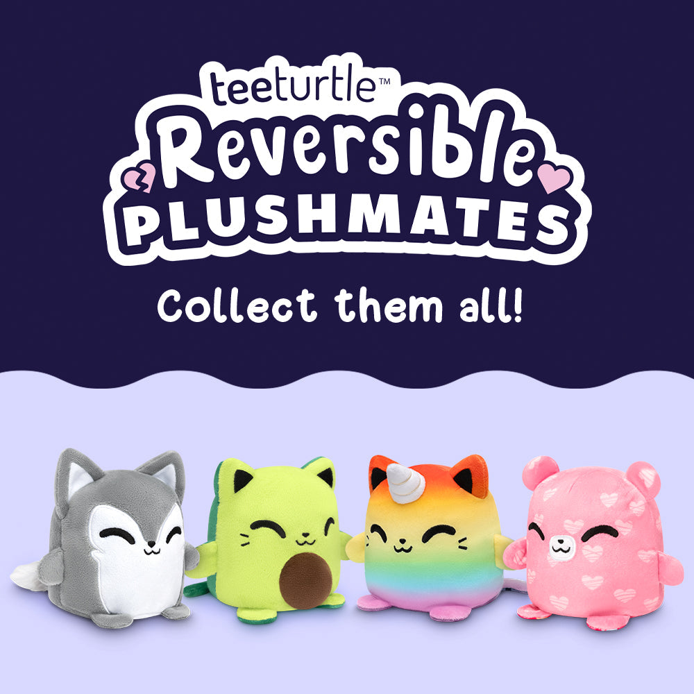 Reversible Fox Plushmates, brought to you by TeeTurtle, are the perfect addition to your collection of plush toys. These adorable and huggable creatures, Reversible Fox Plushmates from TeeTurtle, are not only incredibly soft but also