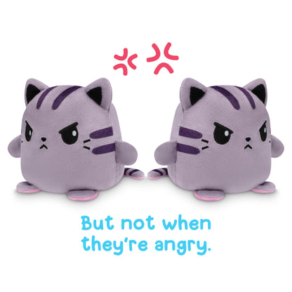 Two TeeTurtle Reversible Cat & Kittencorn Plushmates with magnetic hands.