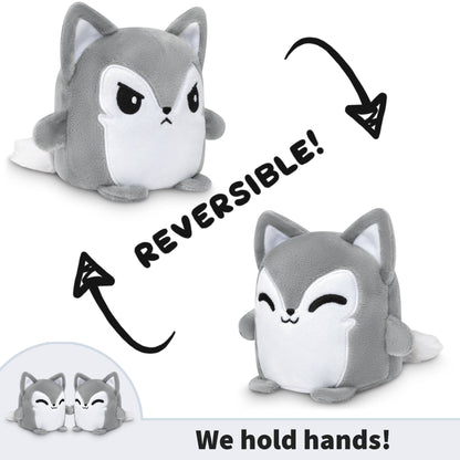 Reversible Wolf Plushmate by TeeTurtle.