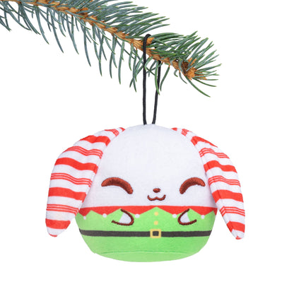 Elf Bunny Plushie Ornament