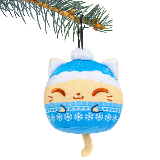 Sweater Cat Plushie Ornament