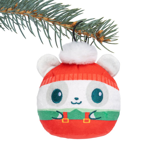 Lumberjack Panda Plushie Ornament