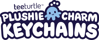 The logo for TeeTurtle's Octopus Plushie Charm Keychain keychains.