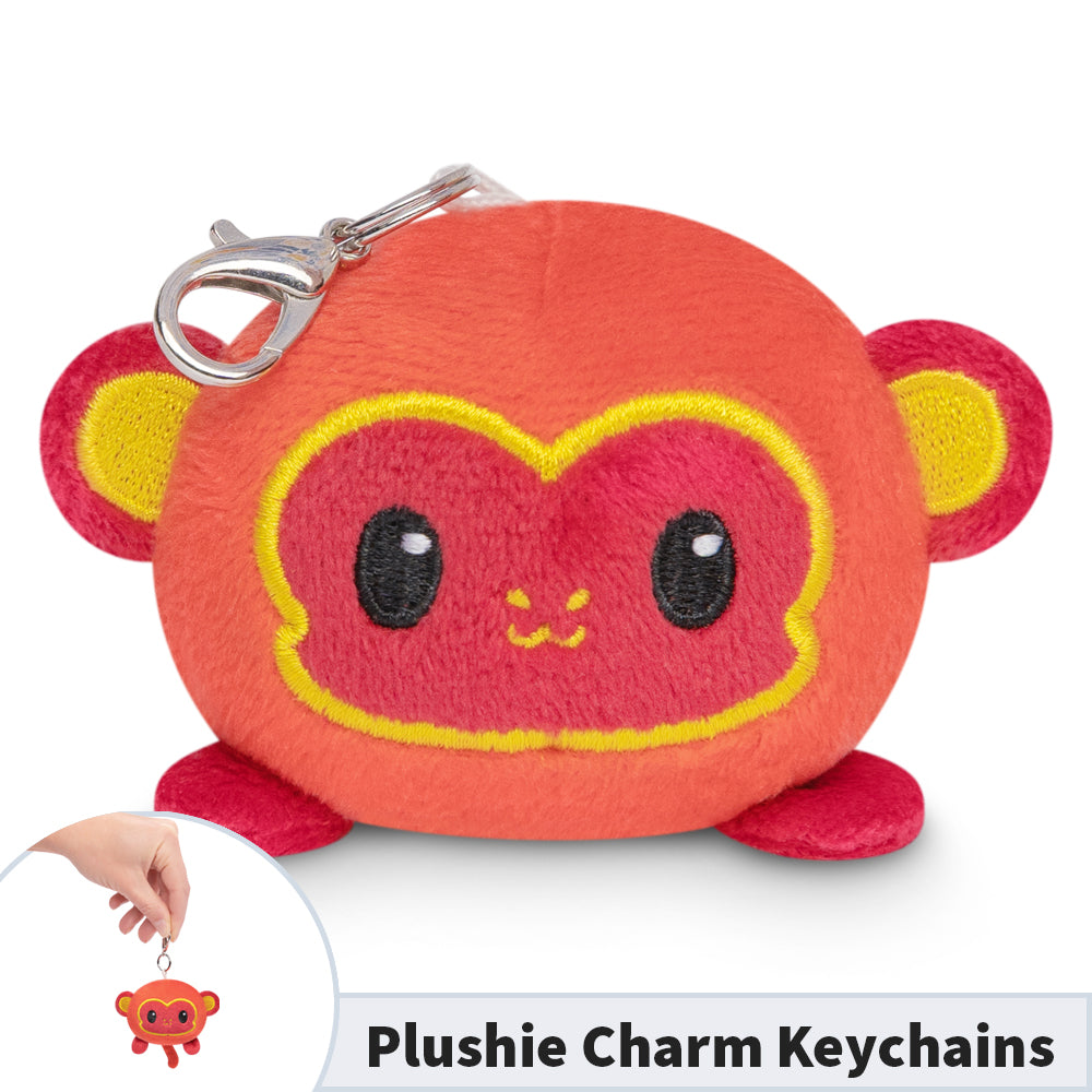 TeeTurtle Lunar New Year Monkey Plushie Charm Keychain, perfect for your collection.