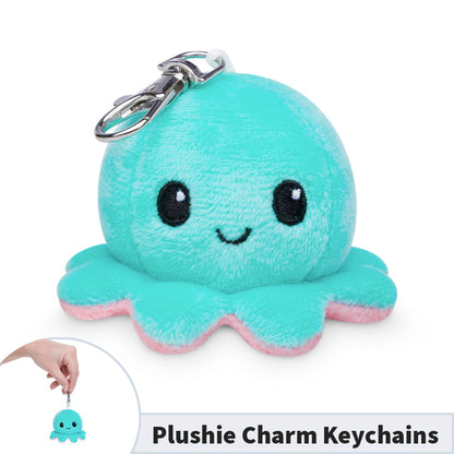 TeeTurtle Octopus Plushie Charm Keychain.