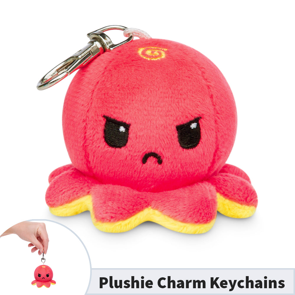 TeeTurtle Octopus Plushie Charm Keychain.