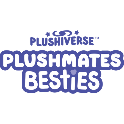 The logo for the TeeTurtle Plushiverse Boba Buddies Plushmates Besties features adorable keychains and bag charms, perfect for Valentine's Day gifting.