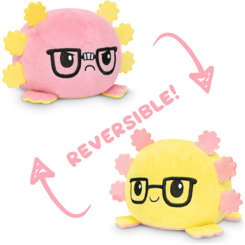 A Reversible Axolotl Plushie by TeeTurtle.