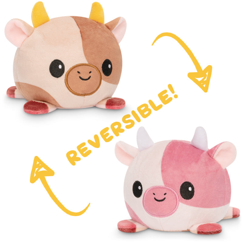 Keywords: TeeTurtle Reversible Cow Plushie.