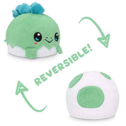 A TeeTurtle Reversible Dinosaur Egg & Stego Plushie.