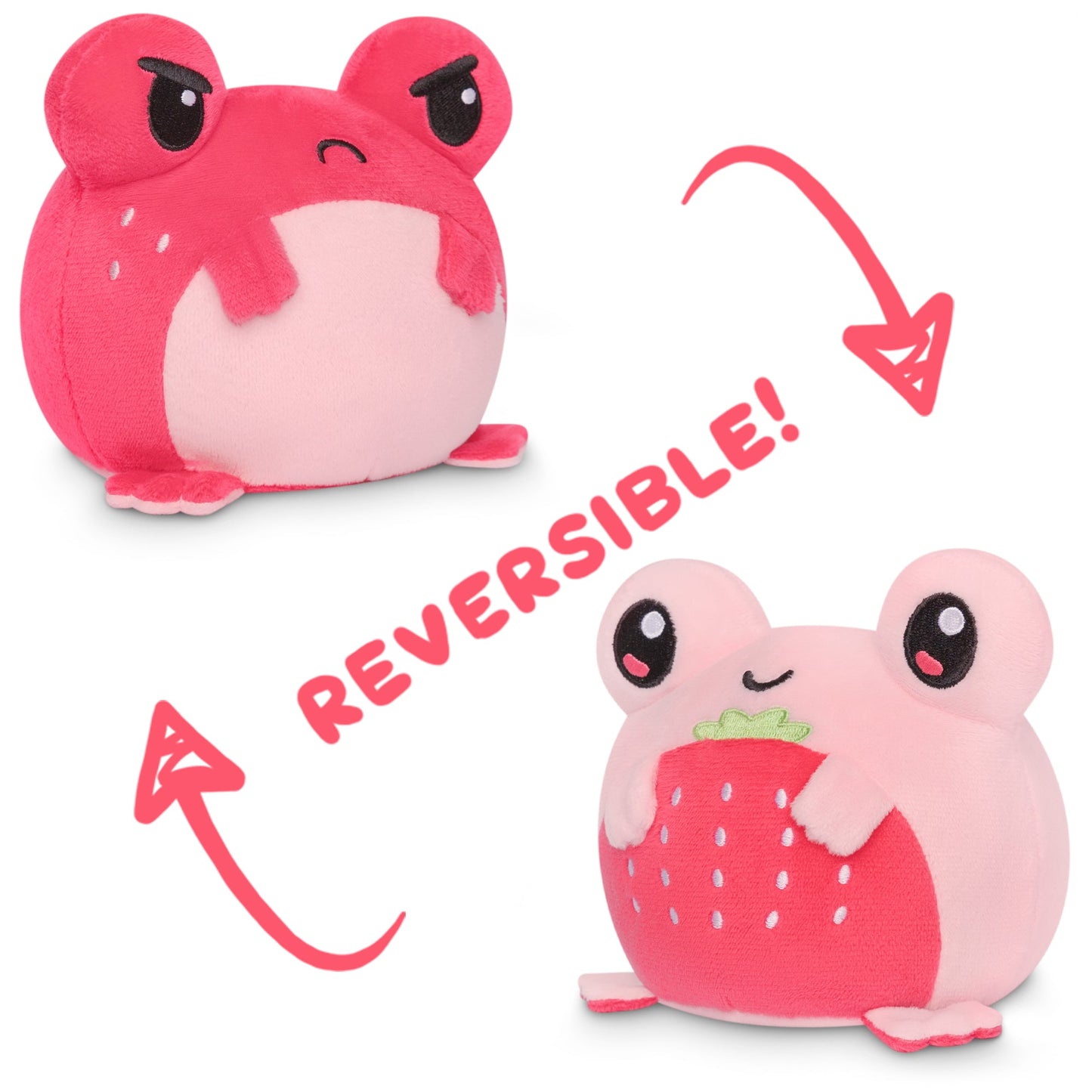 TeeTurtle Reversible Frog Plushie.