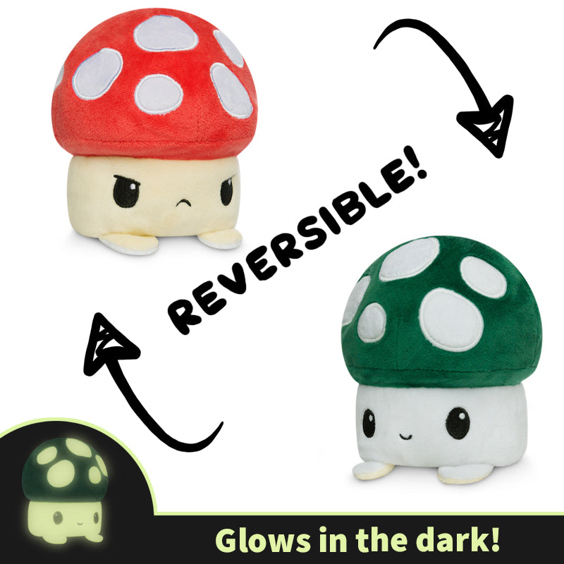 Reversible Mushroom Plushie - TeeTurtle.