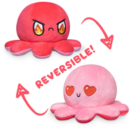 Two TeeTurtle Reversible Octopus Plushies from TeeTurtle.