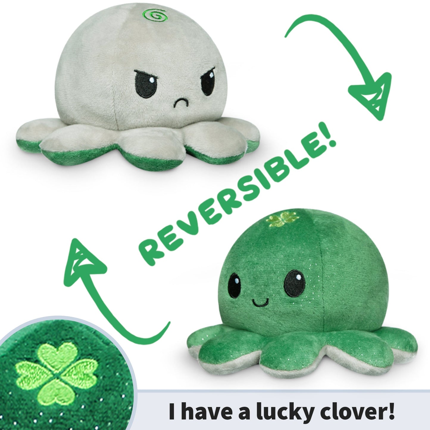 I have a TeeTurtle Reversible Octopus Plushie (Clover) by TeeTurtle.