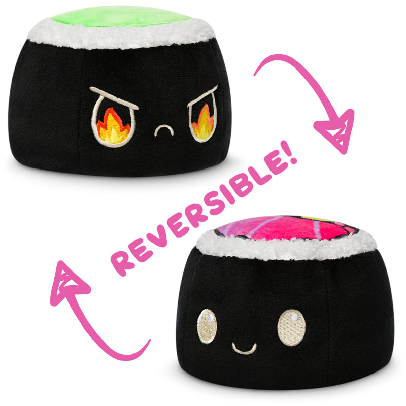 TeeTurtle Reversible Sushi Plushie with mood-changing feature.