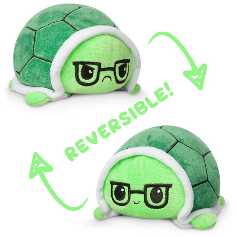 Reversible Turtle Plushie with TeeTurtle design.