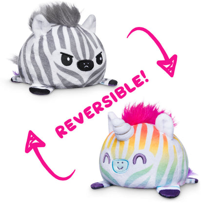 Two Reversible Zebracorn & Zebra Plushies by TeeTurtle.