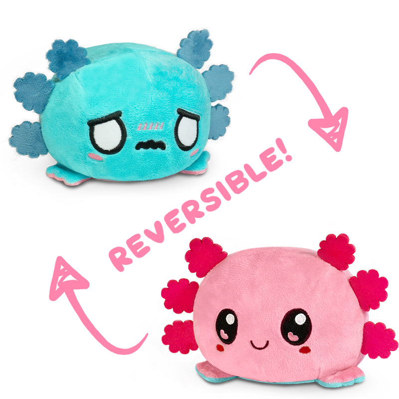 A Reversible Axolotl Plushie from TeeTurtle.