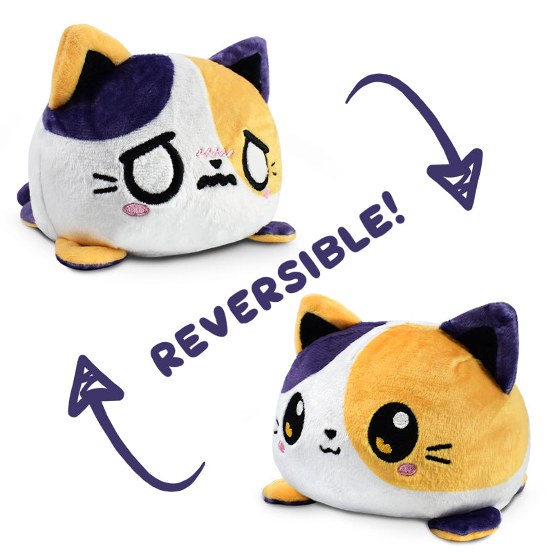 Reversible Cat Plushie - TeeTurtle.