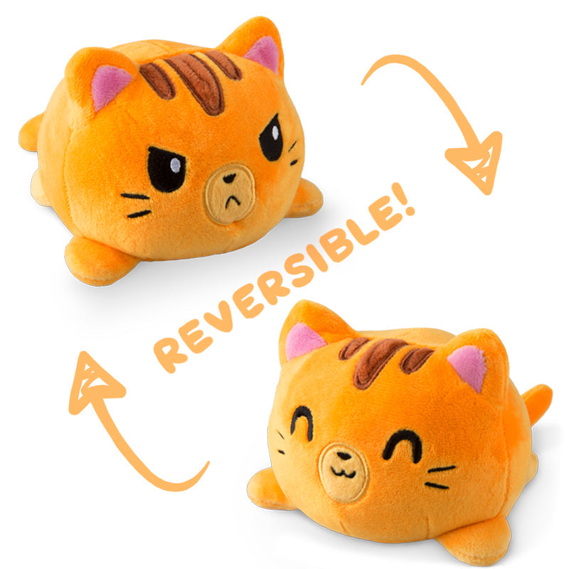 TeeTurtle Reversible Cat Plushie.