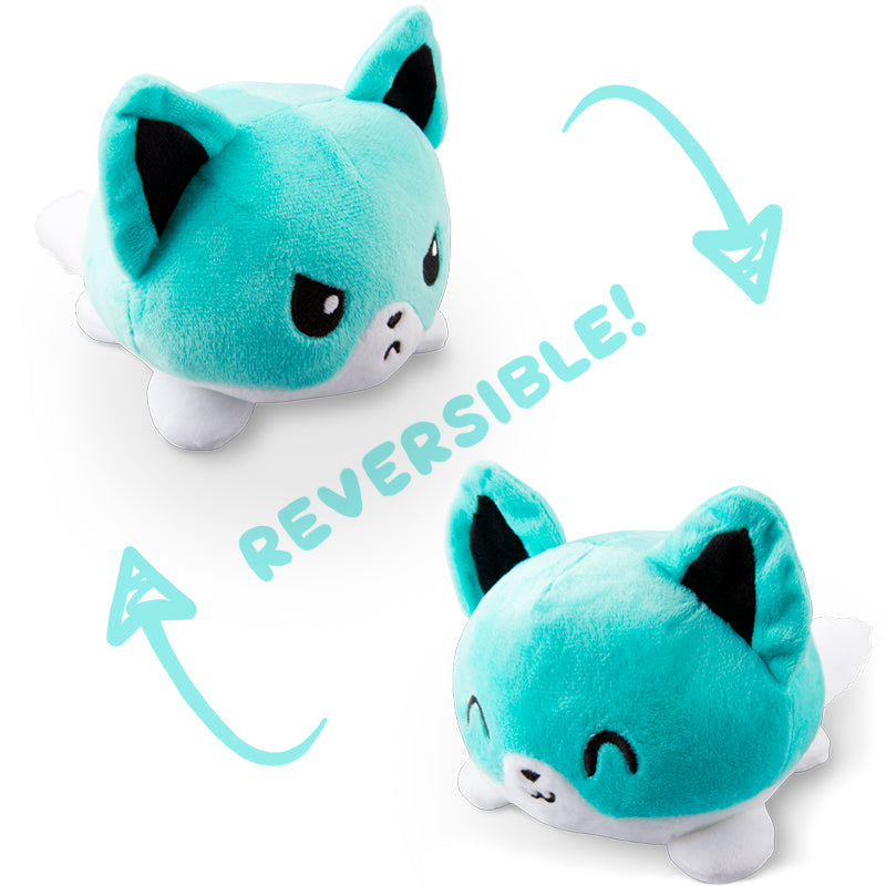 TeeTurtle Reversible Fox Plushie.