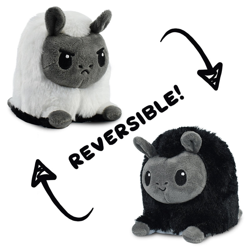 A real TeeTurtle Reversible Llama Plushie.