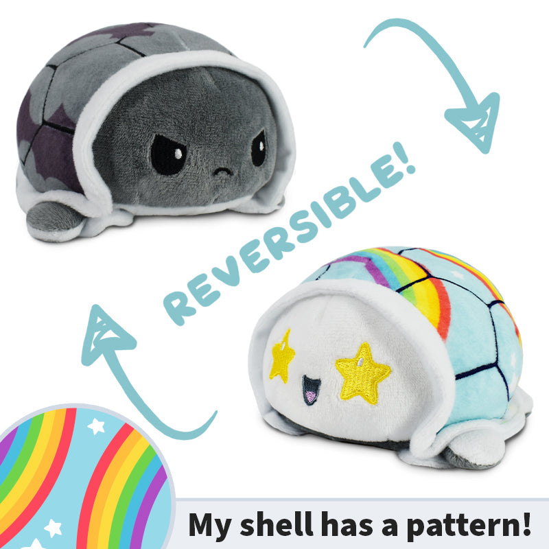 My TeeTurtle Reversible Turtle Plushie shell has a pattern.