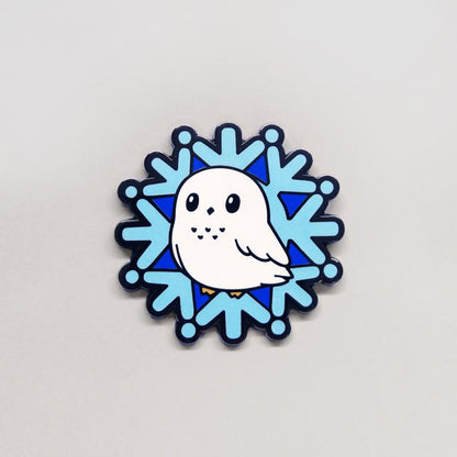 Limited time TeeTurtle Snowy Owl Pin