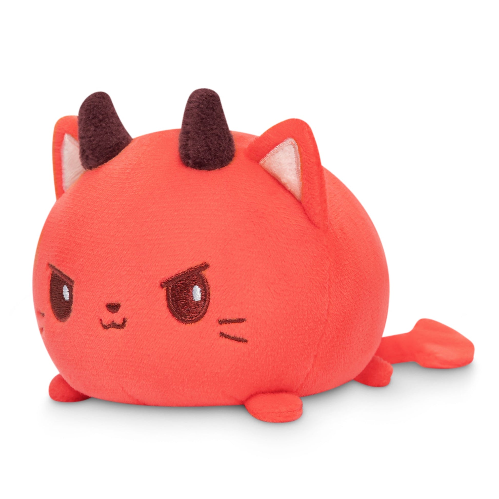 A TeeTurtle Devil Cat Plushie Tote Bag made of polyester fiber.