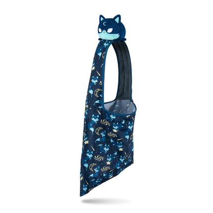 A Celestial Fox Plushie Tote Bag by TeeTurtle, perfect for carrying your TeeTurtle plushies.