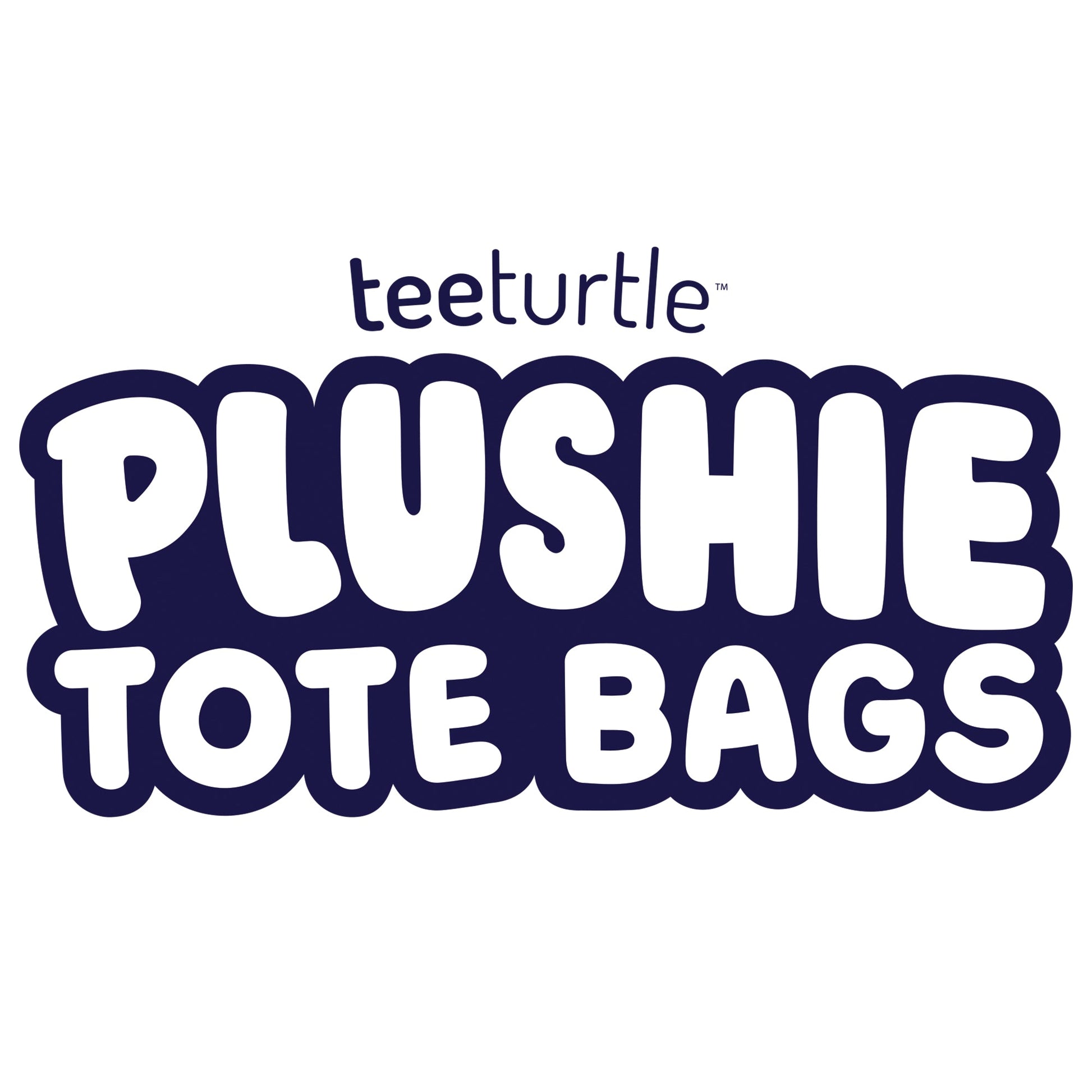 The logo for TeeTurtle Veggie Bunny Plushie Tote Bags.