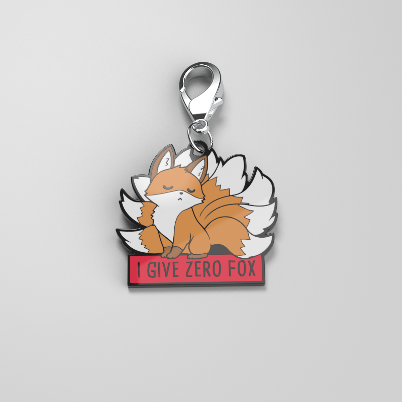 I give TeeTurtle's Zero Fox Enamel Keychain charm.