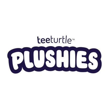 The logo for TeeTurtle's D20 Plushie featuring adorable RPG session-inspired plushies rolling natural 20s.