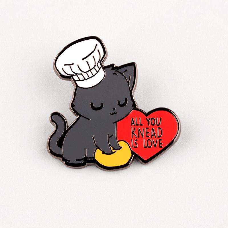 All You Knead is Love enamel pin by TeeTurtle is the best spice.