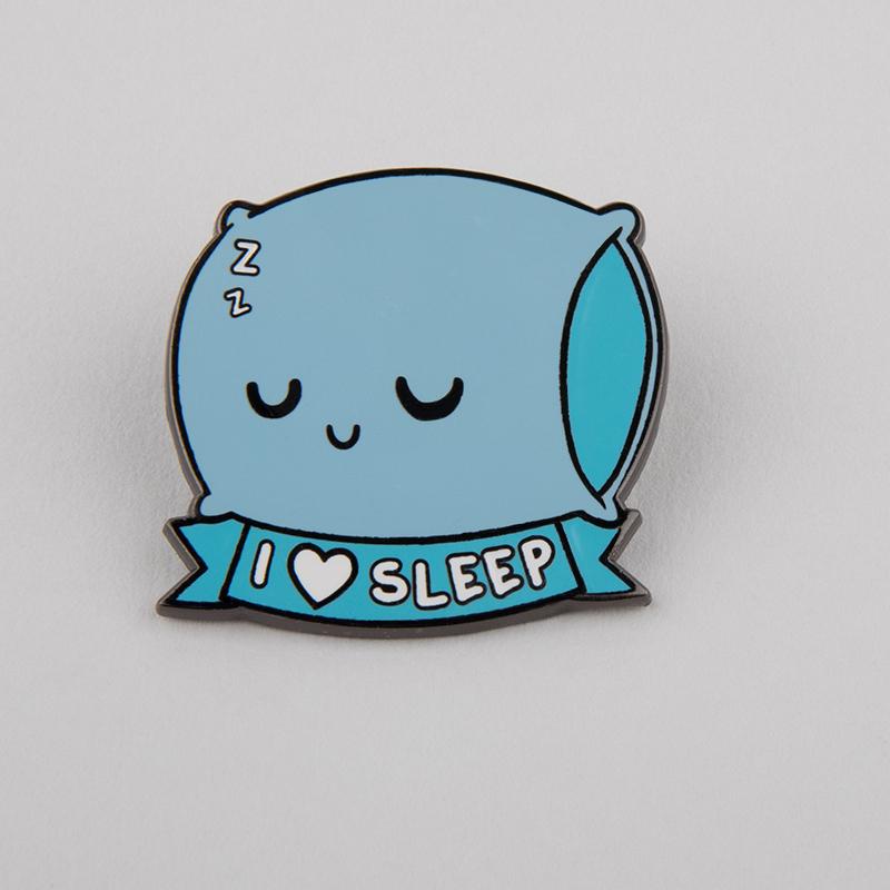 I love the TeeTurtle I <3 Sleep Pin.